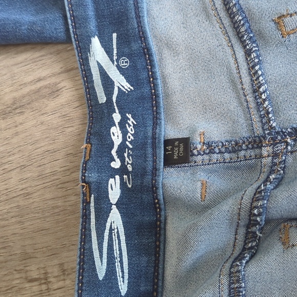 Seven7 Jeans "Skin-Fit Denim" Size 14 - Picture 6 of 10
